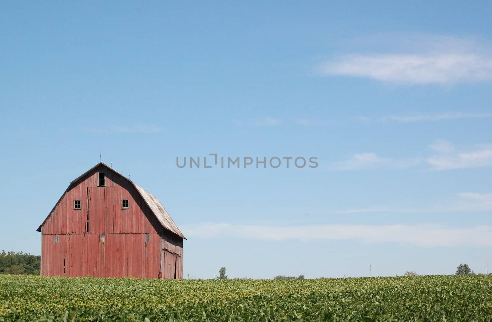 Red Barn on Left by RefocusPhoto
