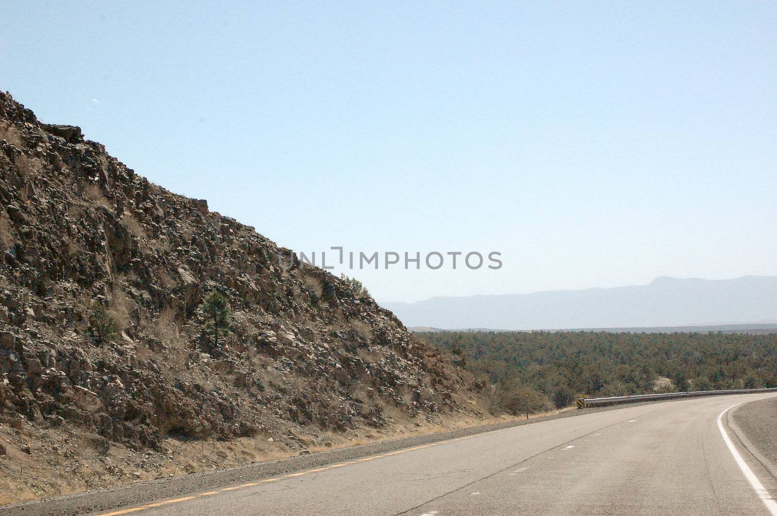 Mountain Road Background by RefocusPhoto