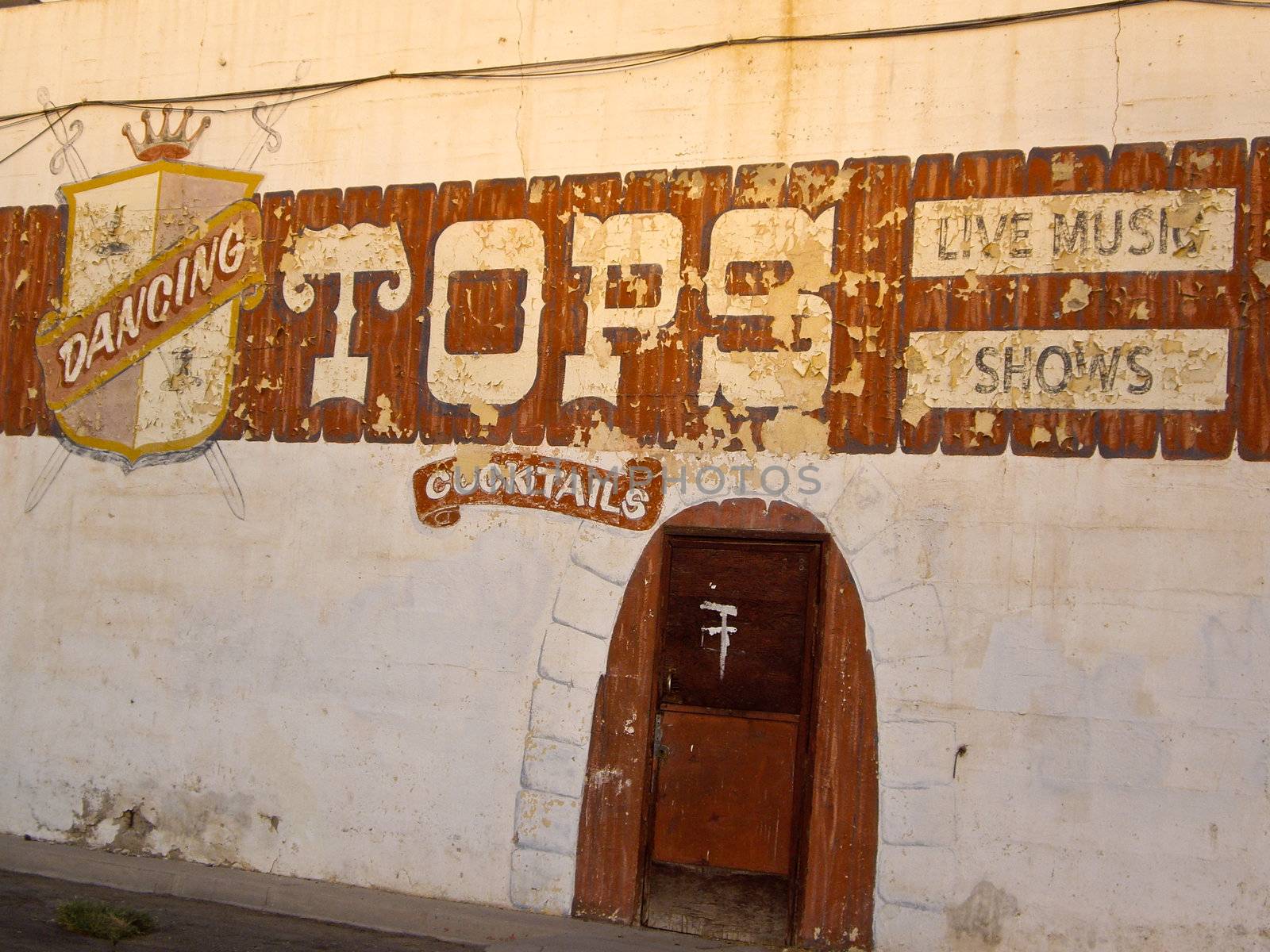 Old dancehall  and cocktail bar on Route 66 USA