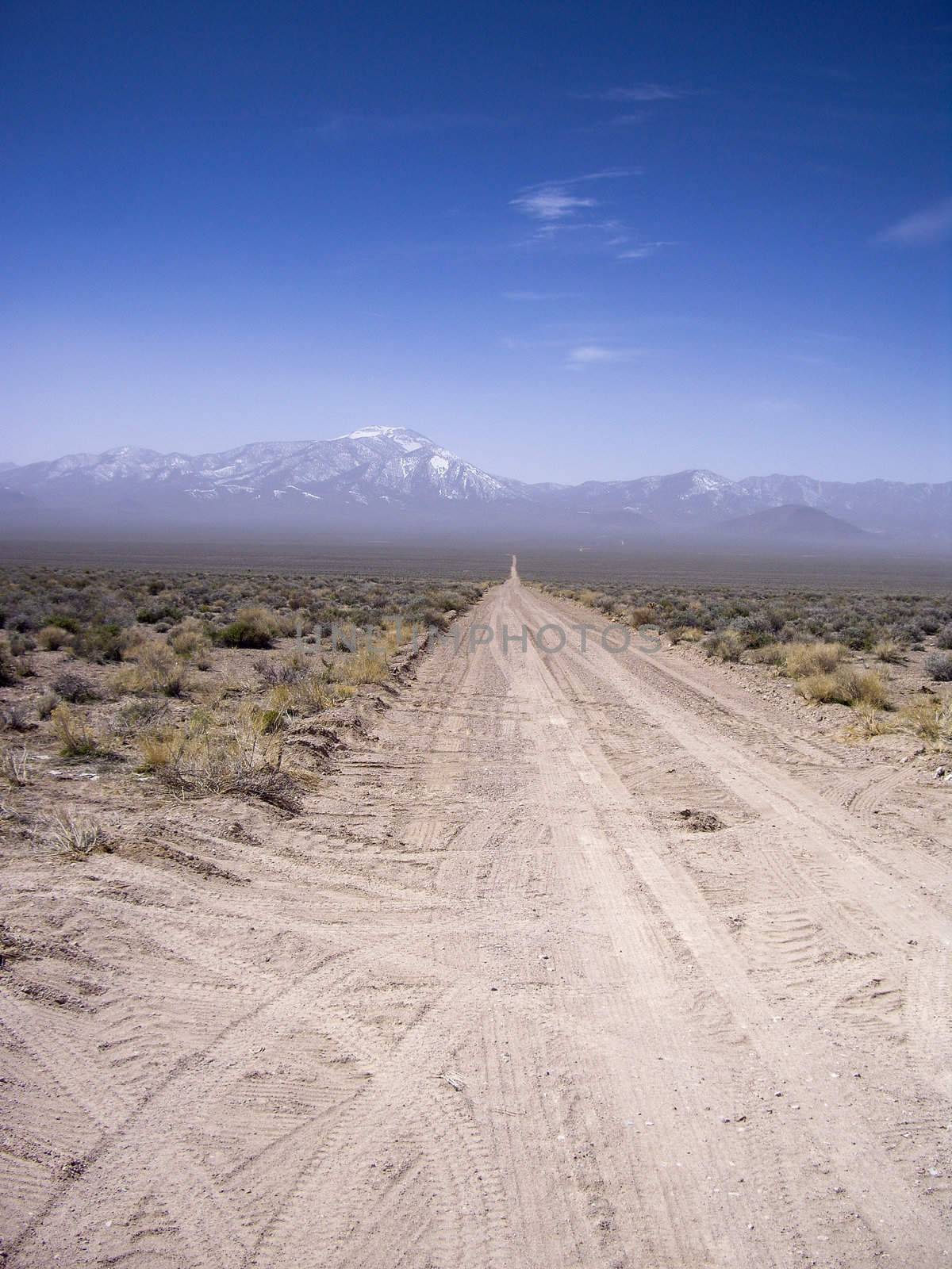 Desert dirt road  by emattil