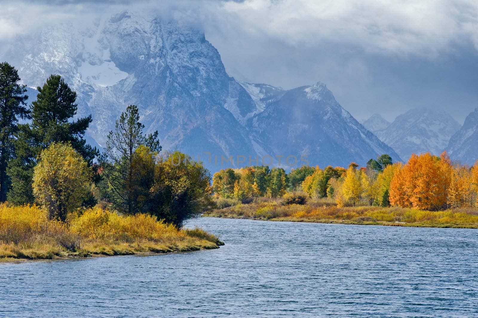 Oxbow Bend Grand Tetons by emattil