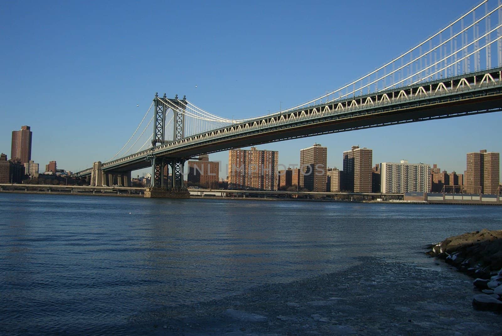 Manhattan Bridge as seen from Brooklyn