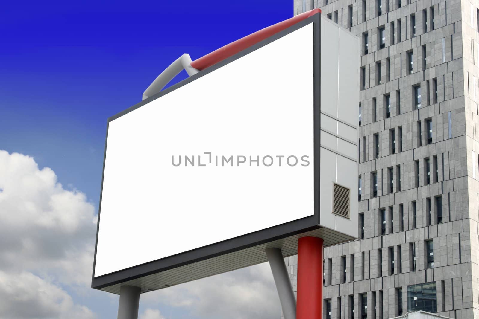 A blank billboard ready for your advertisement