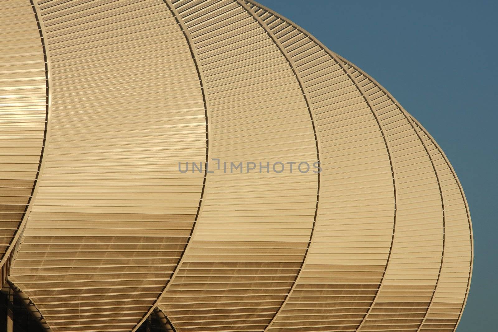 Abstract of Soccer Stadium Roof by fouroaks