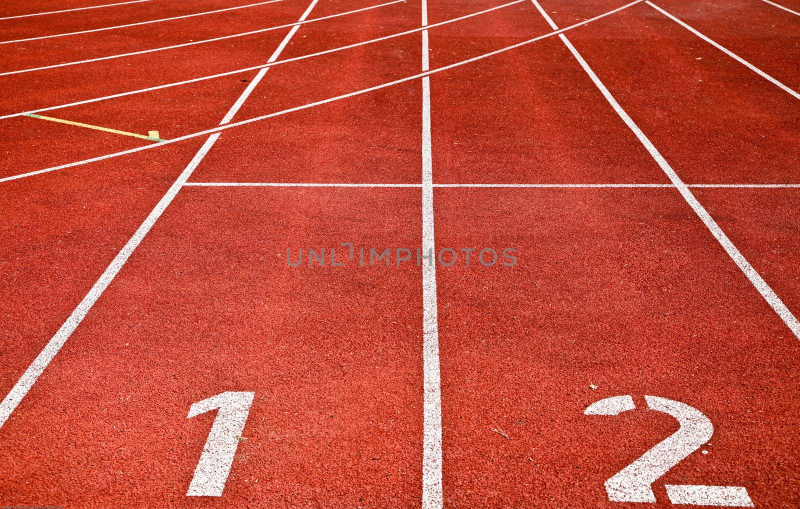 Photo Of Running Track Lanes On A Sports Stadium