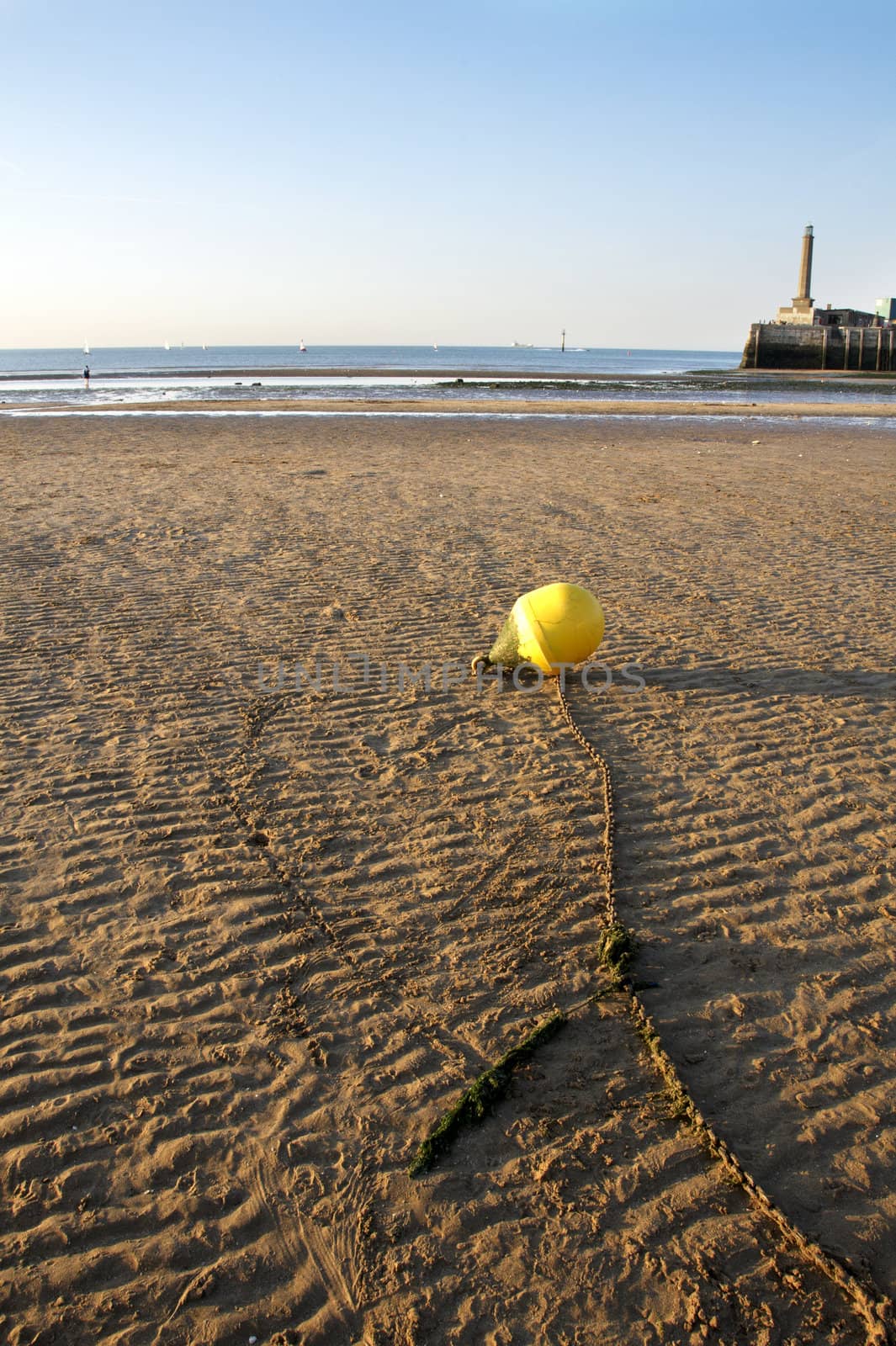 A view from Margate  beach in the late afternoon