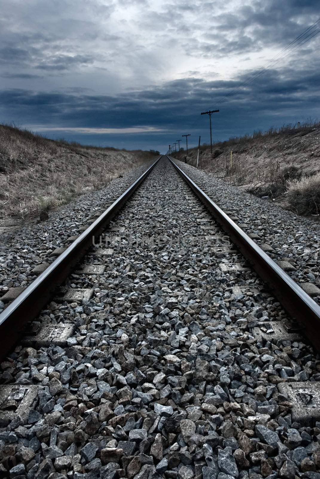Railway to infinite, sky by dgmata