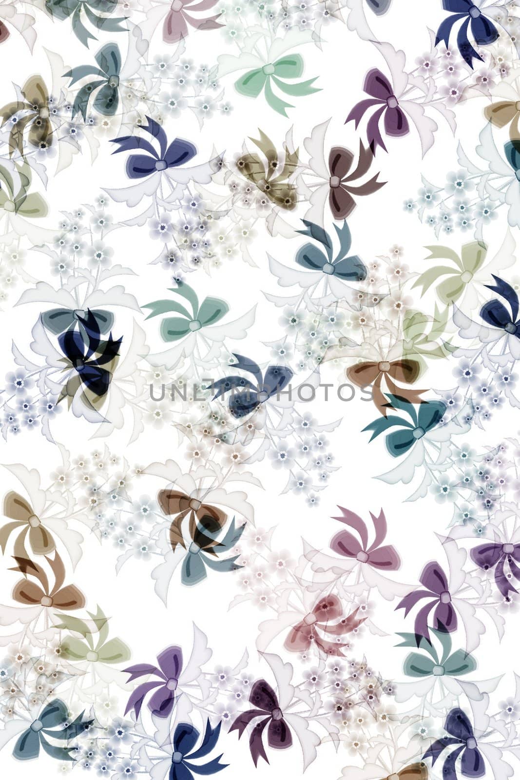 pattern with flowers by weknow