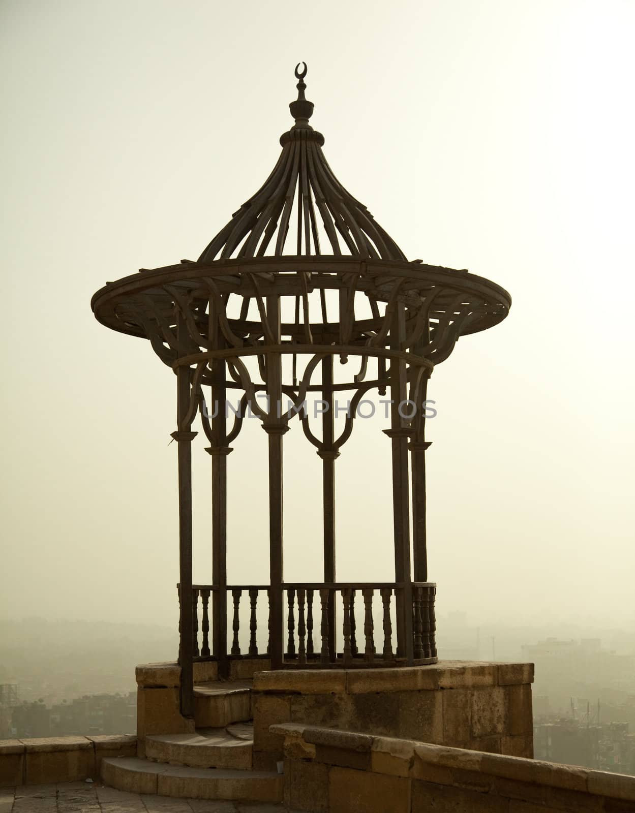 Dusky view over Cairo from the Citadel by steheap