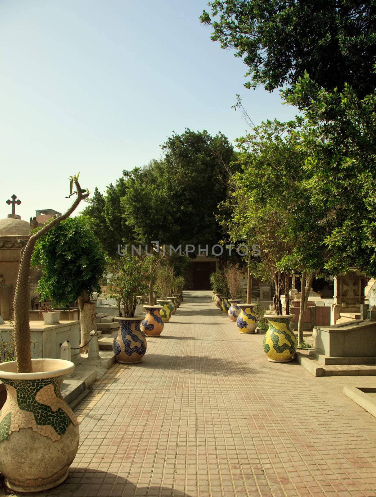 Coptic Christian tombs in Cairo by steheap