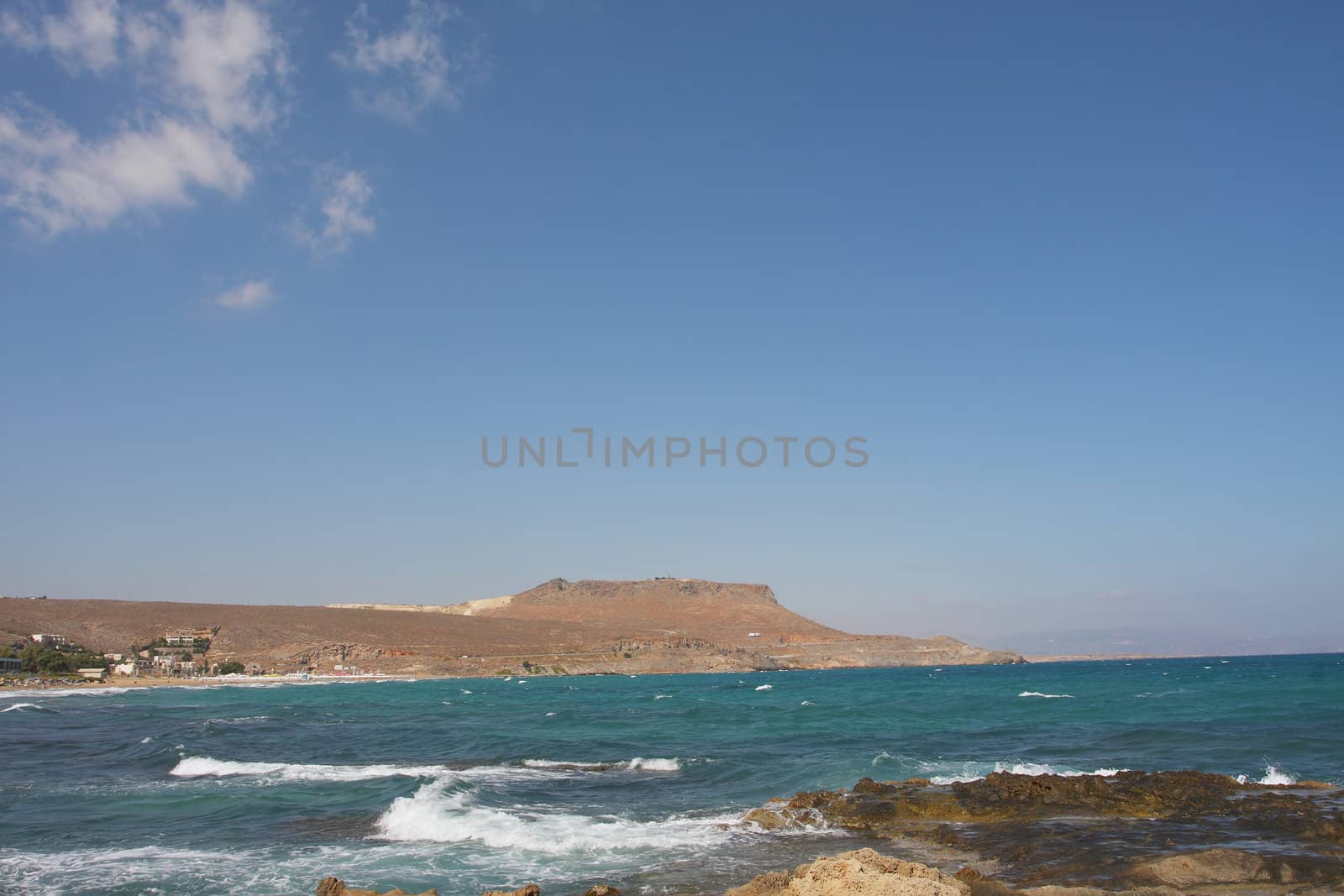 view on Beach, Crete, Greece