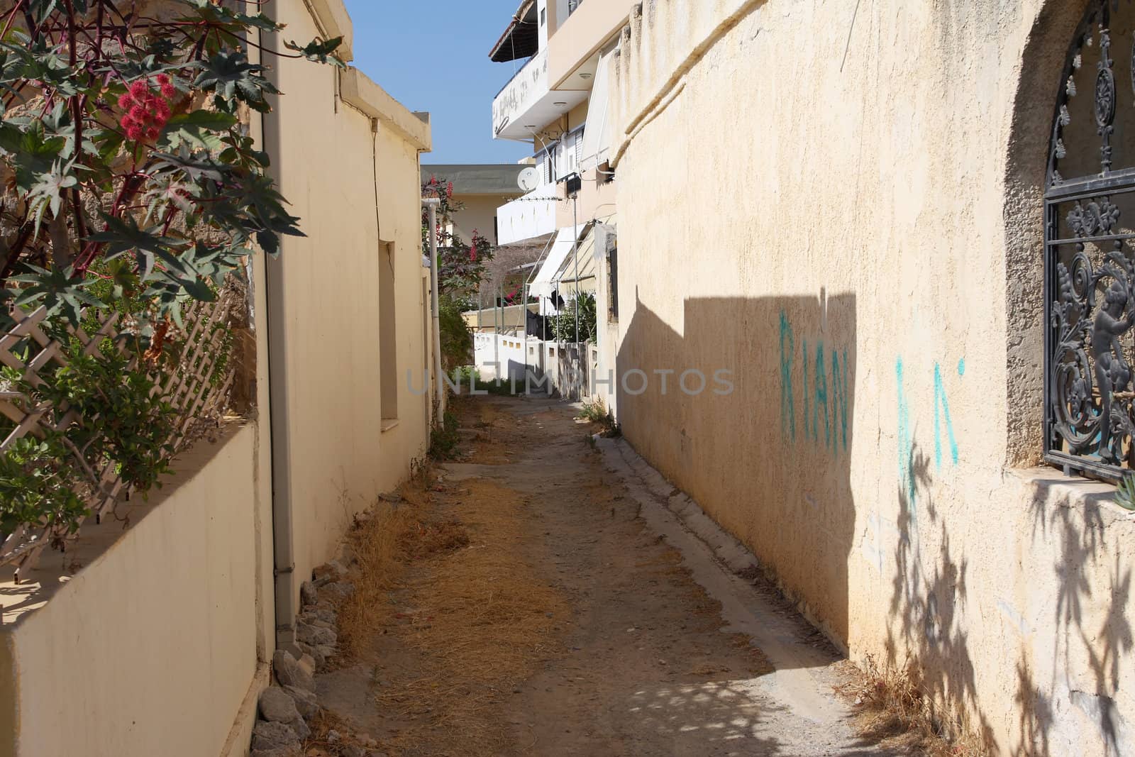 Old street at Crete