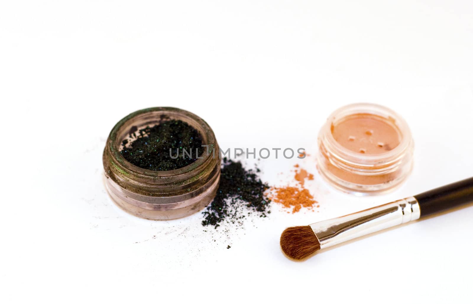 cosmetics with brush by LWPhotog