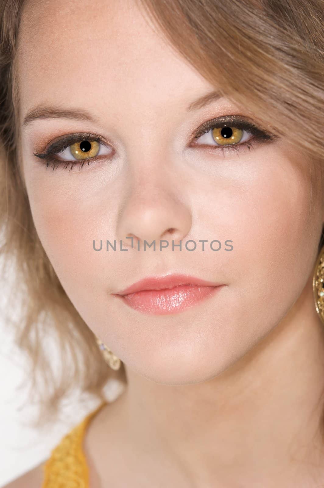 Beautiful Teenager with Makeup by pixelsnap