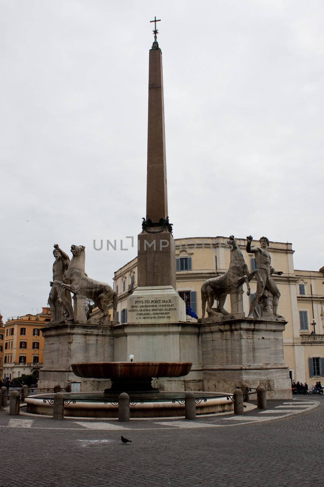 Monument in the ancient italian capital, rome, Italy 