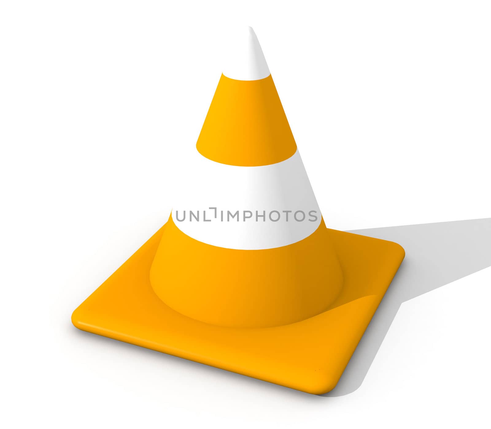 3D rendered Illustration. Isolated on white.