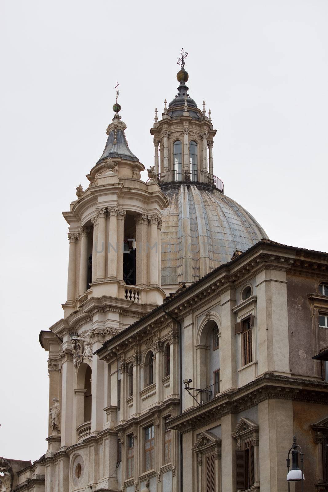 Piazza Navona Cathedral in Rome, Italy 