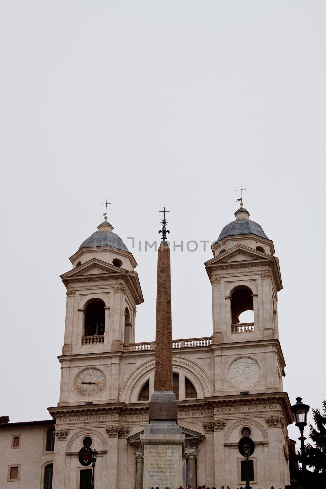 Trinita' of Monti, famous church in Rome, Italy
