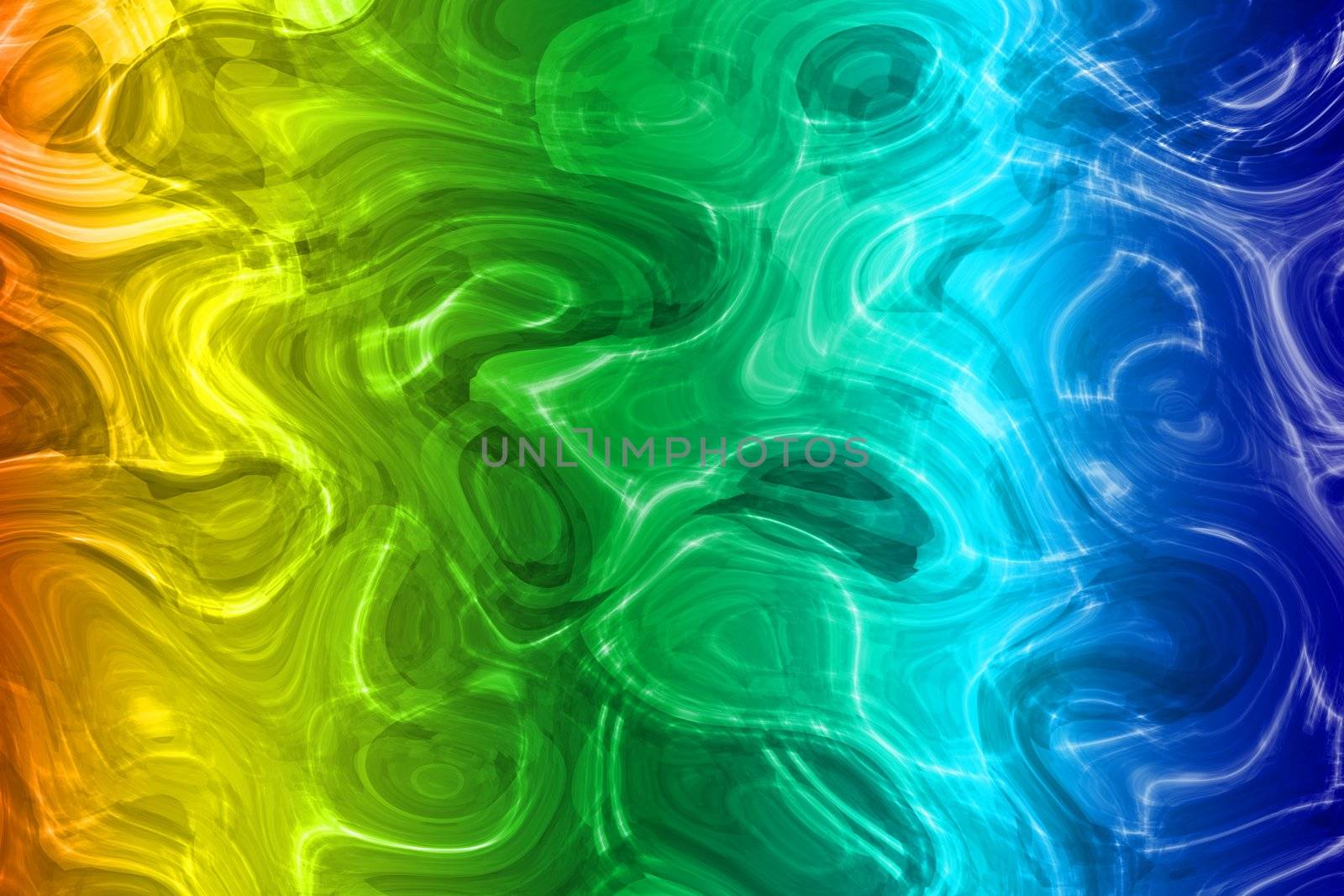 Alien Soothing Liquid Metal Water Abstract Background
