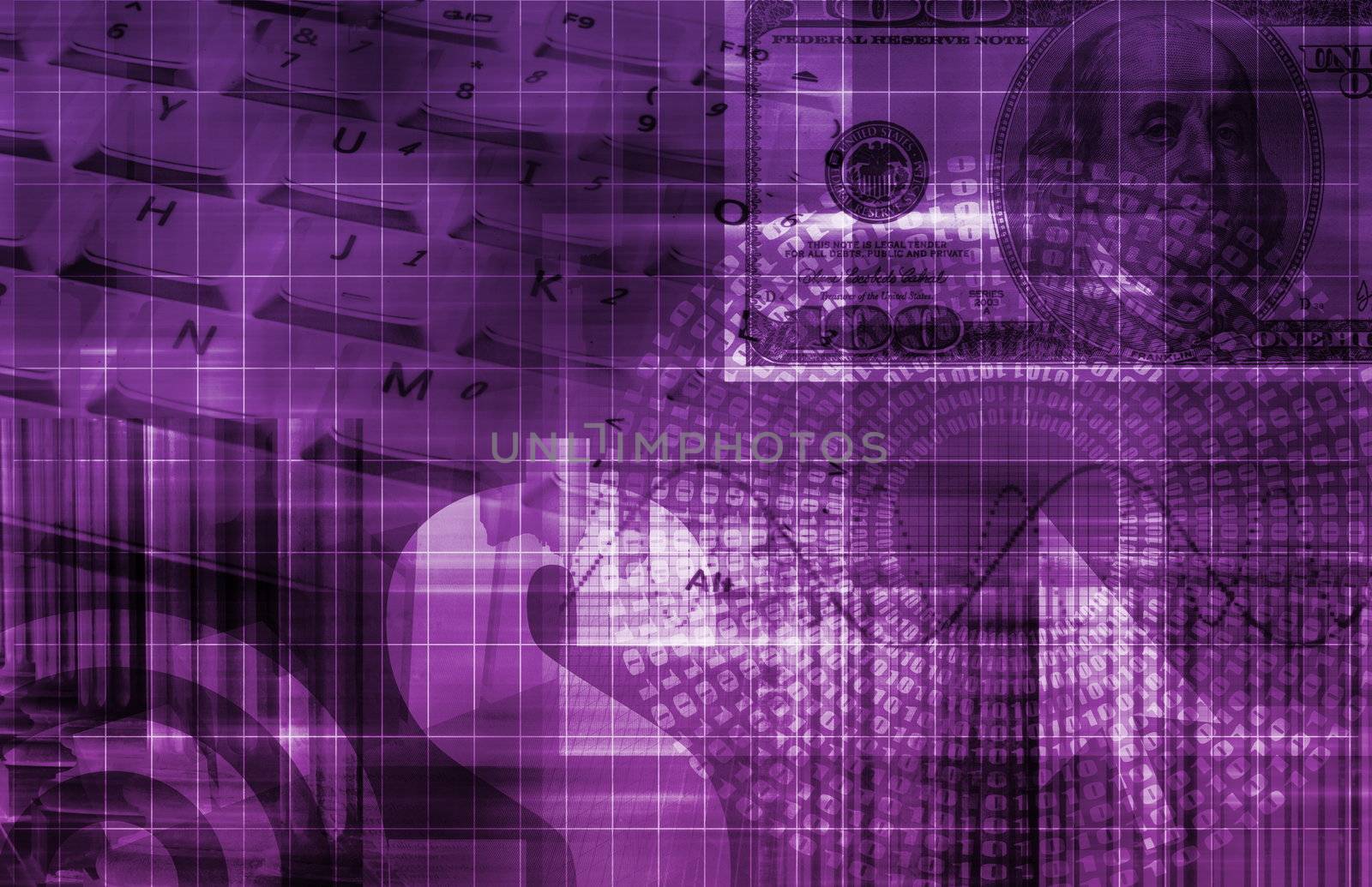 Global Business Color Technology Abstract in Colors