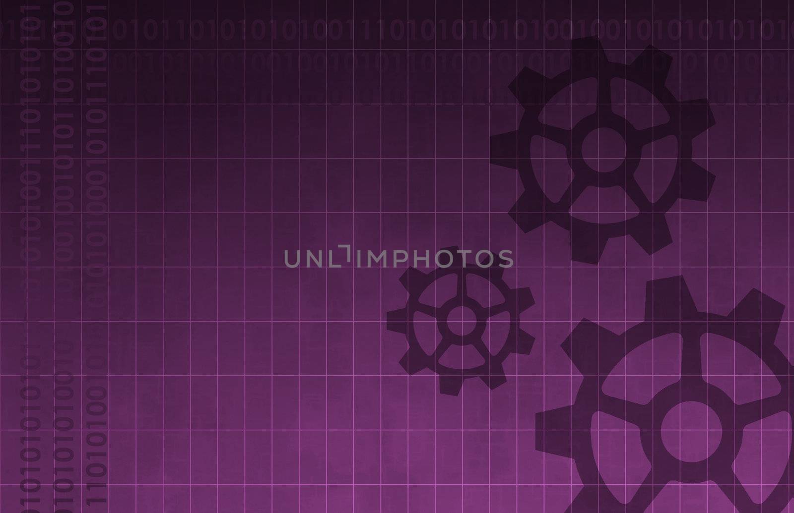Mechanical Background Art Data Design Abstract
