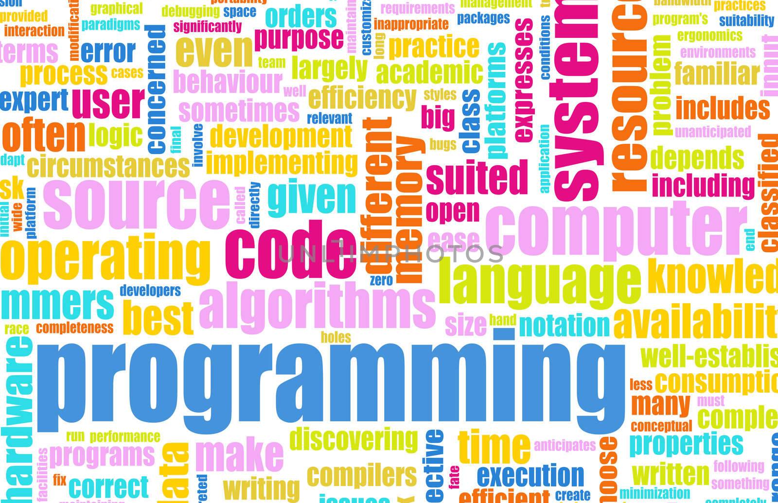 Computer Programming Code Concept as a Abstract