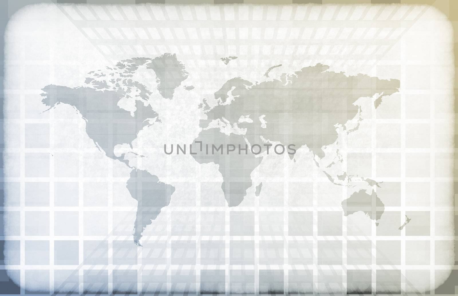 Grunge Map on a Information Technology Abstract