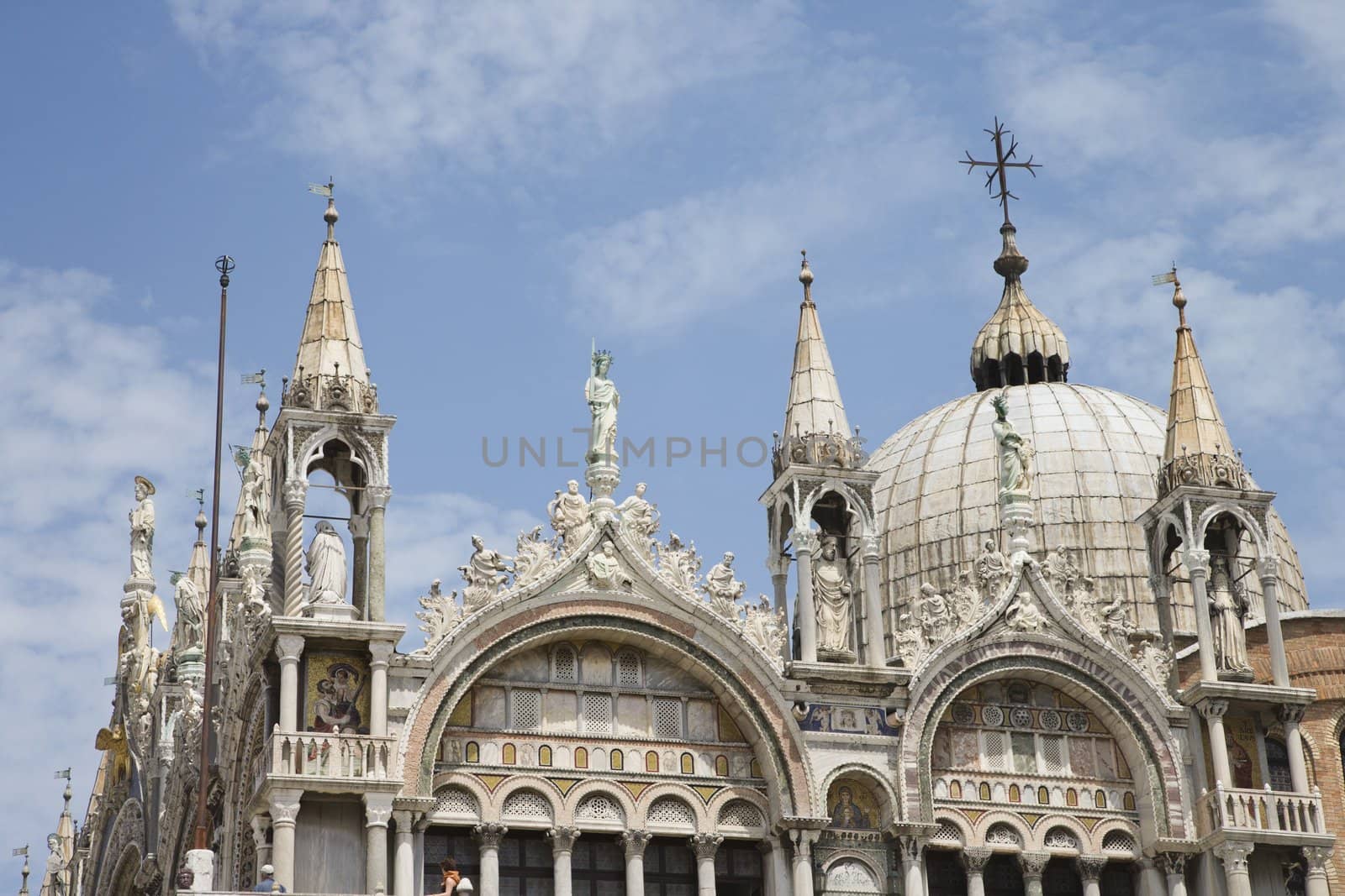 Ornate building in Venice, Italy.