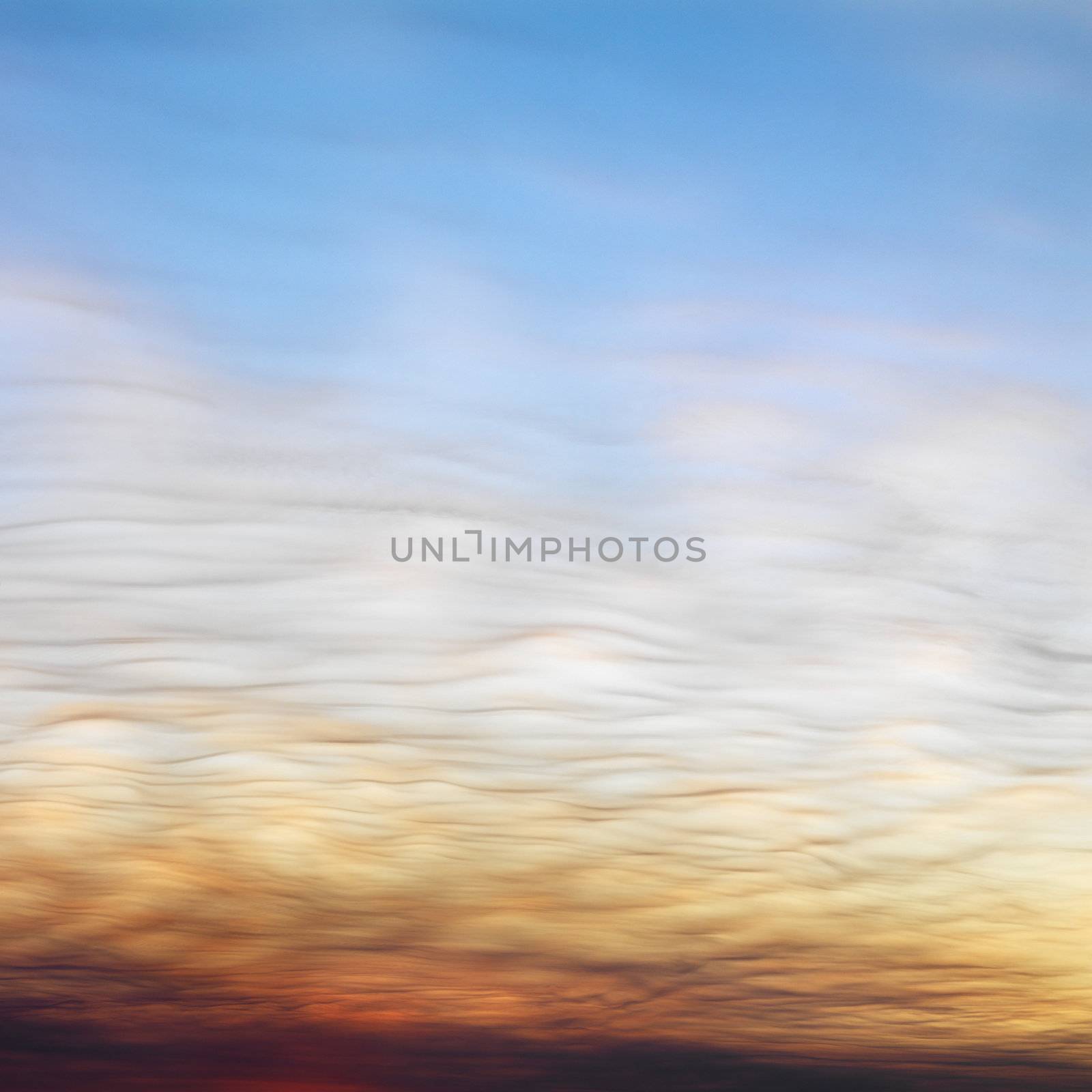 Sunset sky. by iofoto