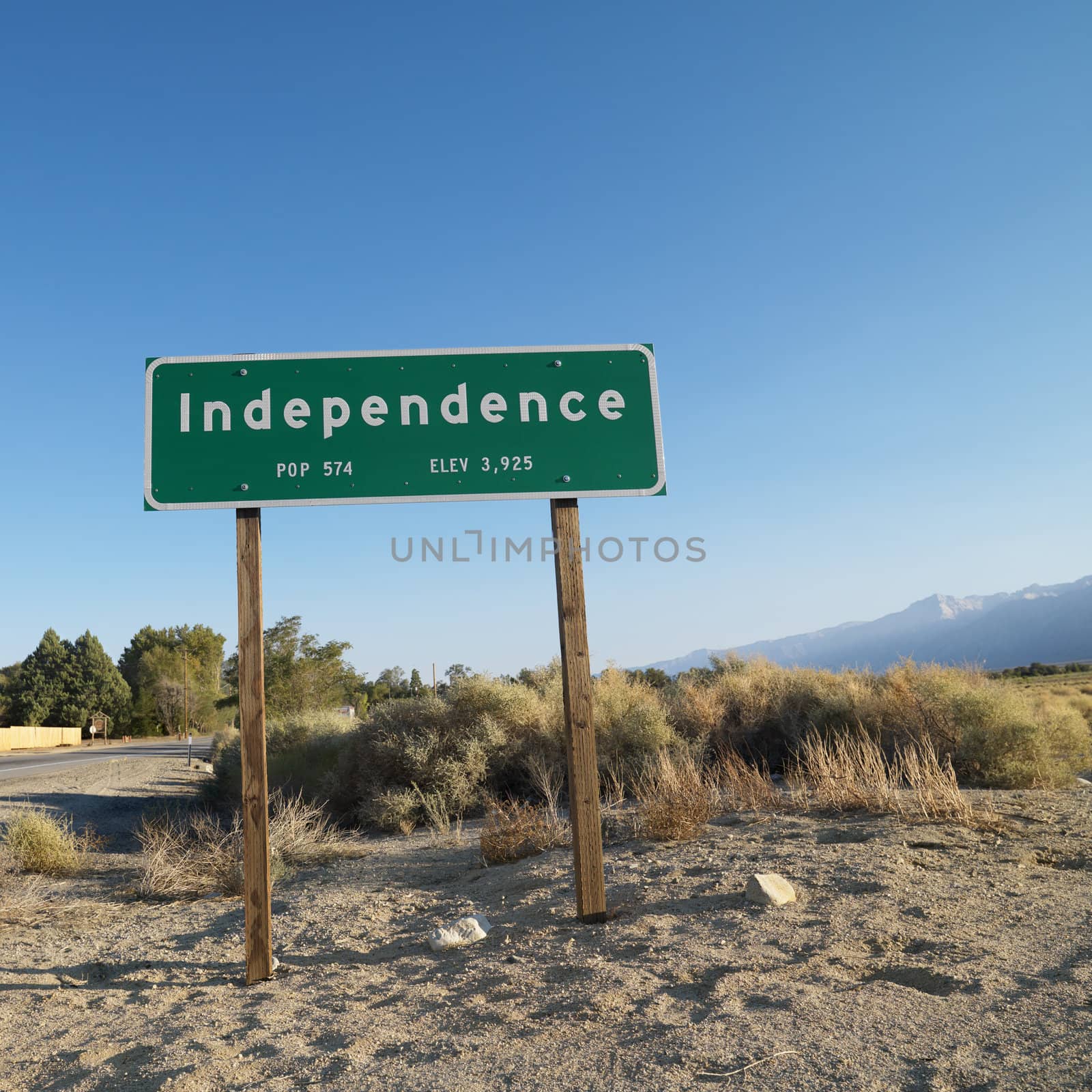 Independence town sign. by iofoto