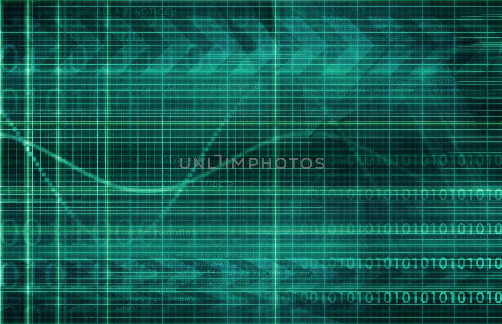 Digital Background Internet Concept as a Art