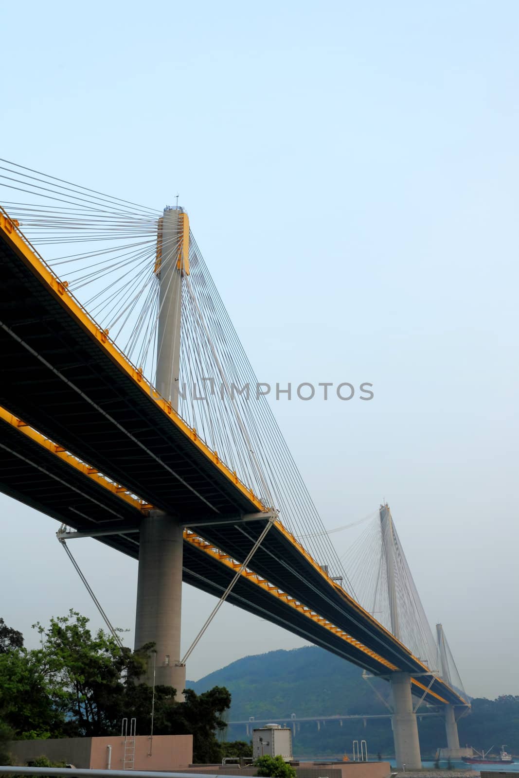 Ting Kau Bridge in Hong Kong