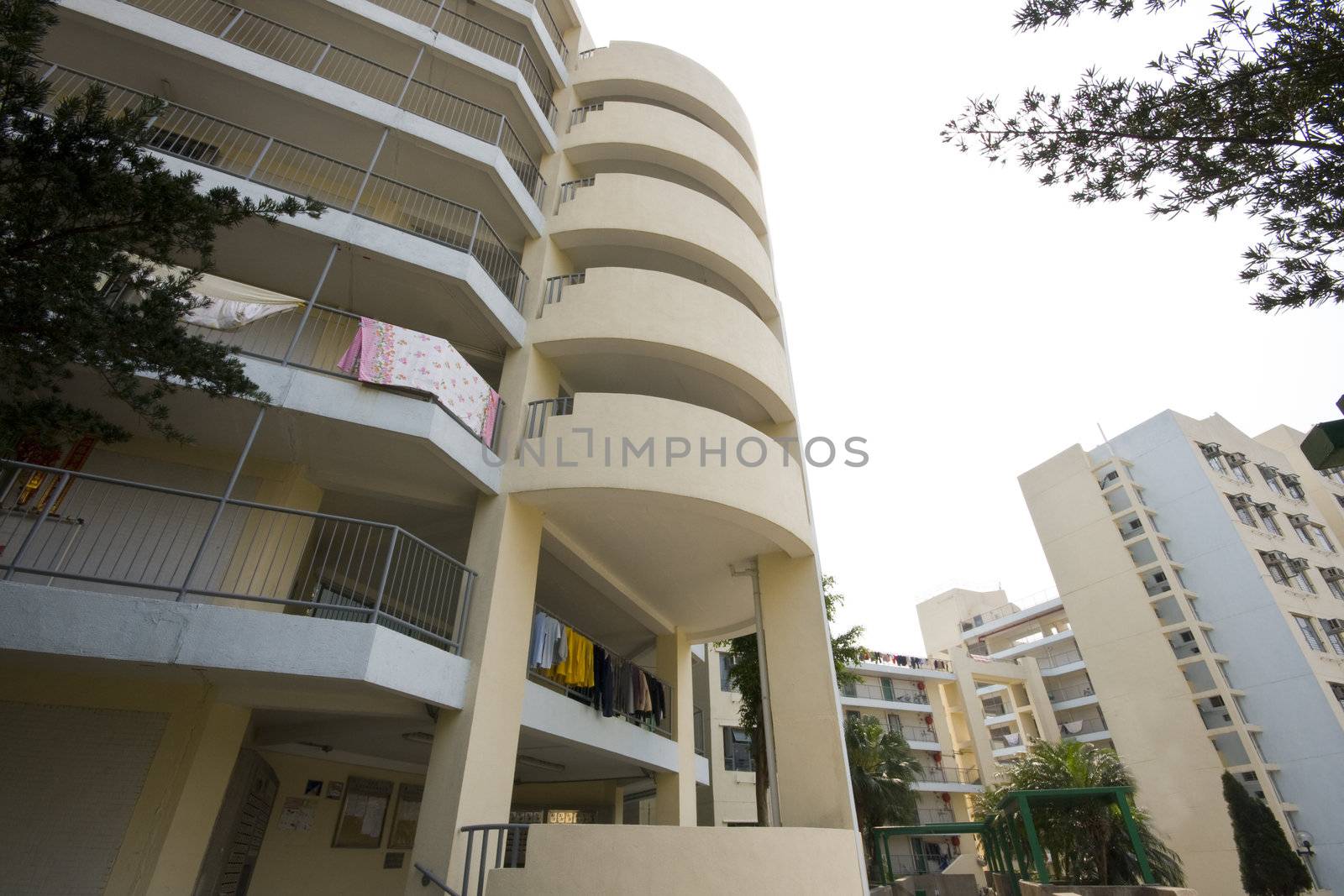 It is Hong Kong public housing apartment block