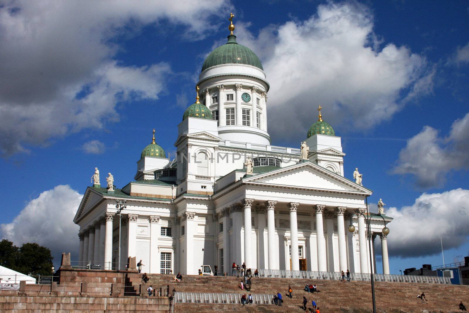 Helsinki Cathedral (in Finnish Helsingin tuomiokirkko or Suurkirkko).