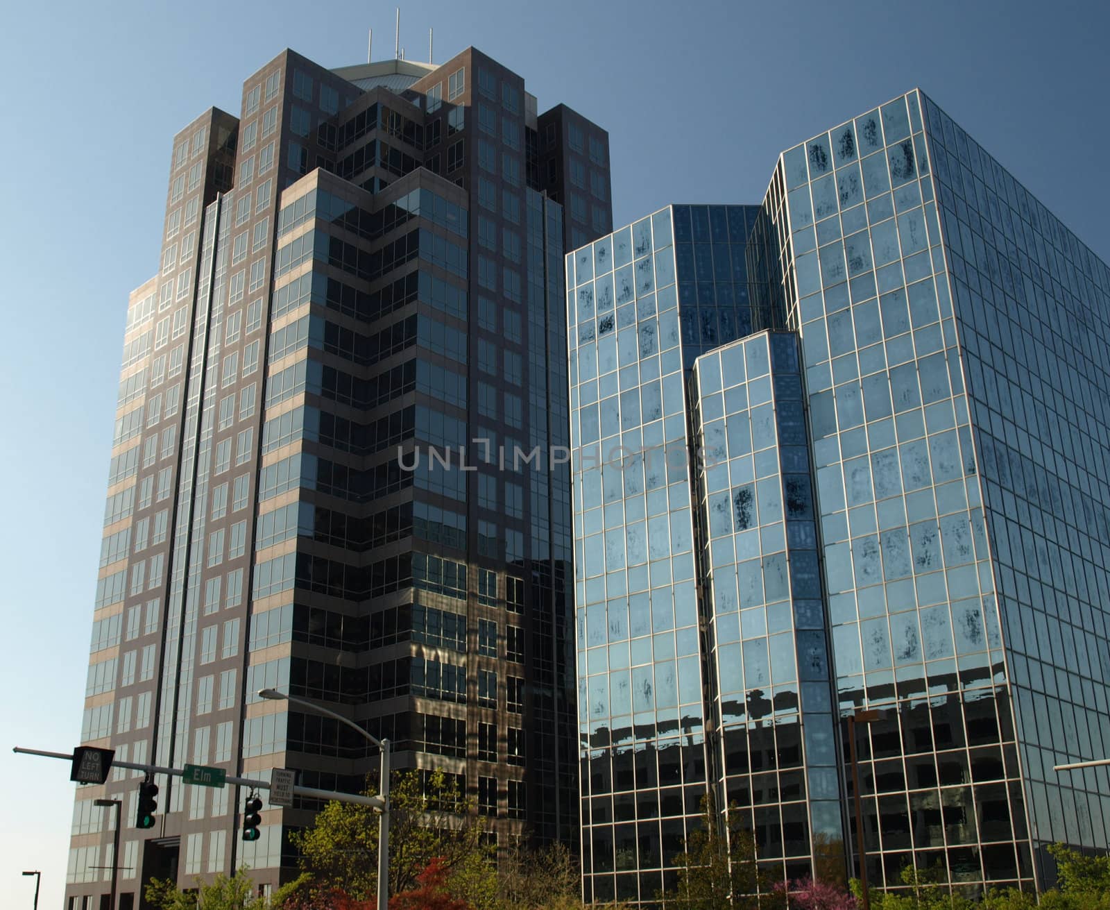 Two tall buildings in Greensboro, North Carolina