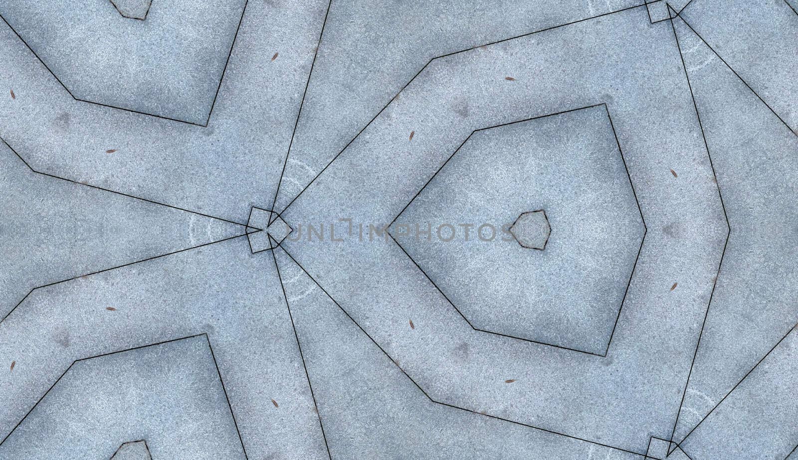 A seamless pattern made out of what was rectangular paving slabs.