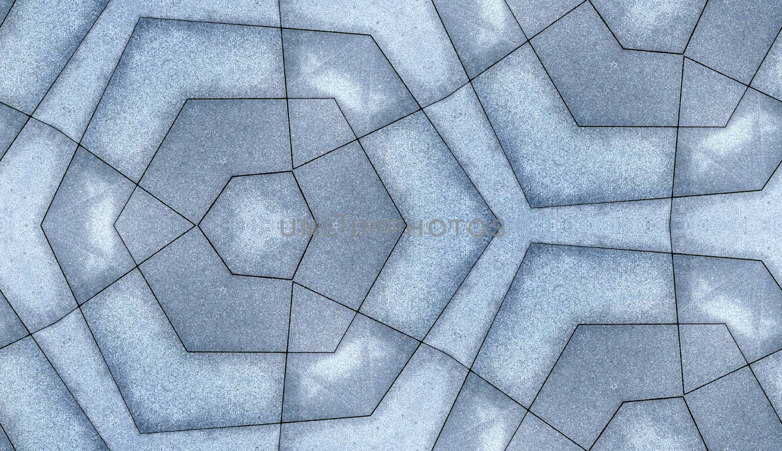 A seamless pattern made out of what was rectangular paving slabs.