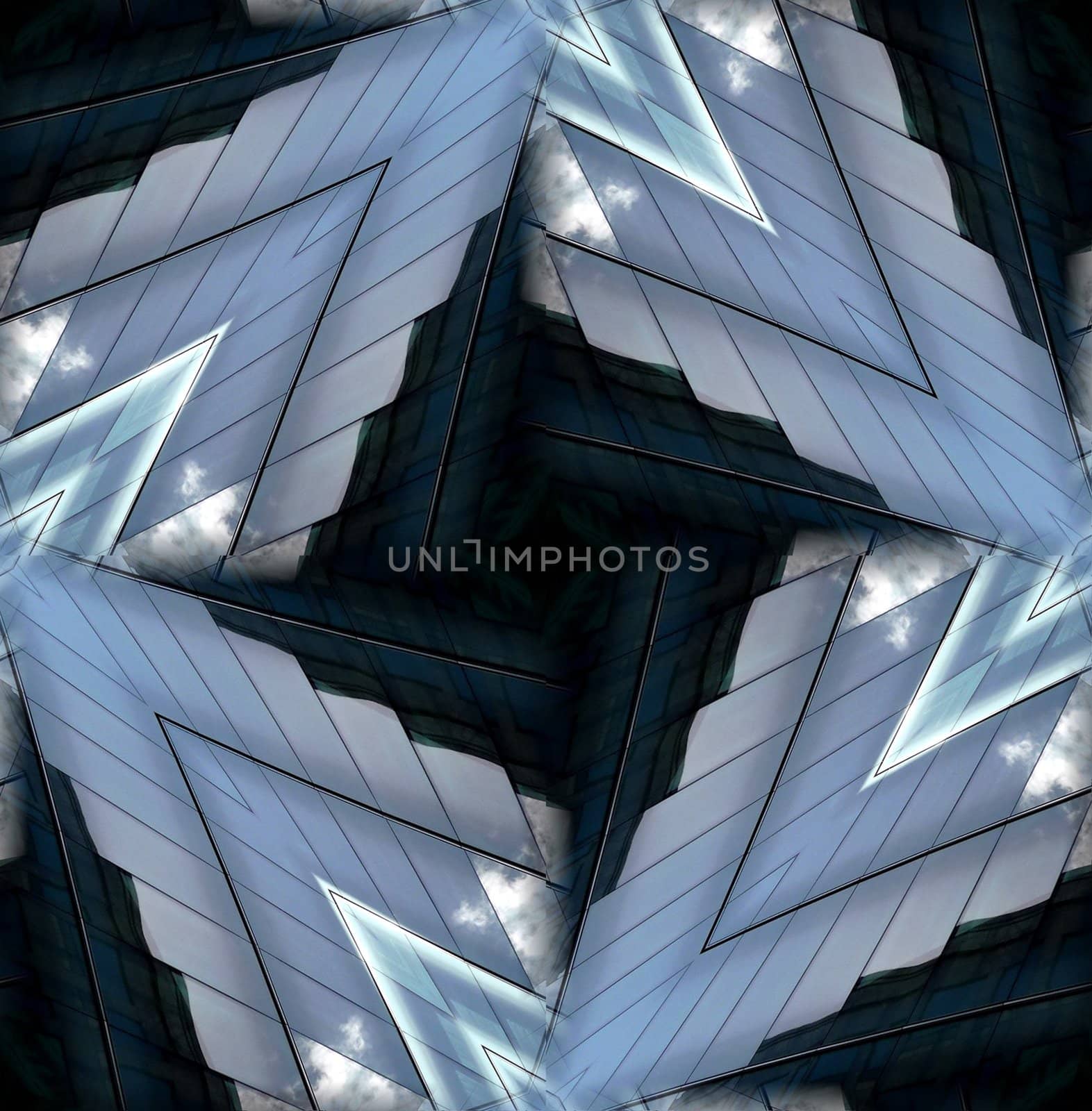 A seamless pattern background made out of glass with hints of clouds.