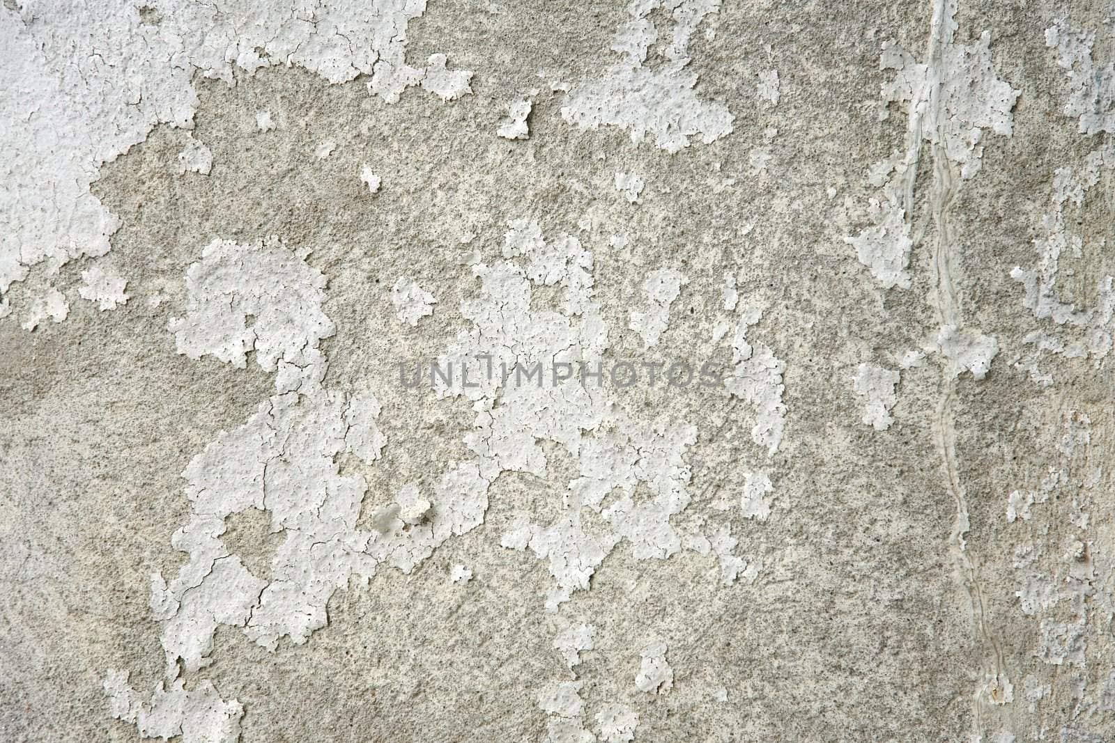 Front view of the old Grunge concrete wall