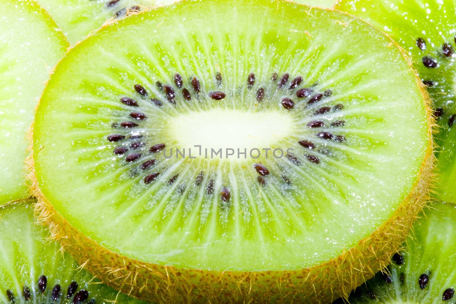 Sliced Kiwi by werg