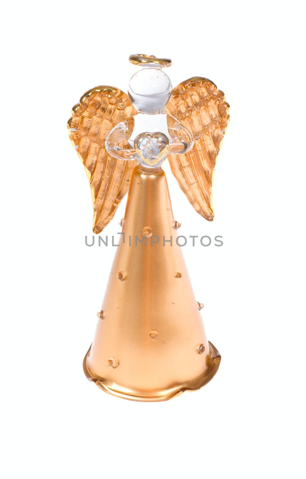 Christmas Decoration - glass angel by aguirre_mar