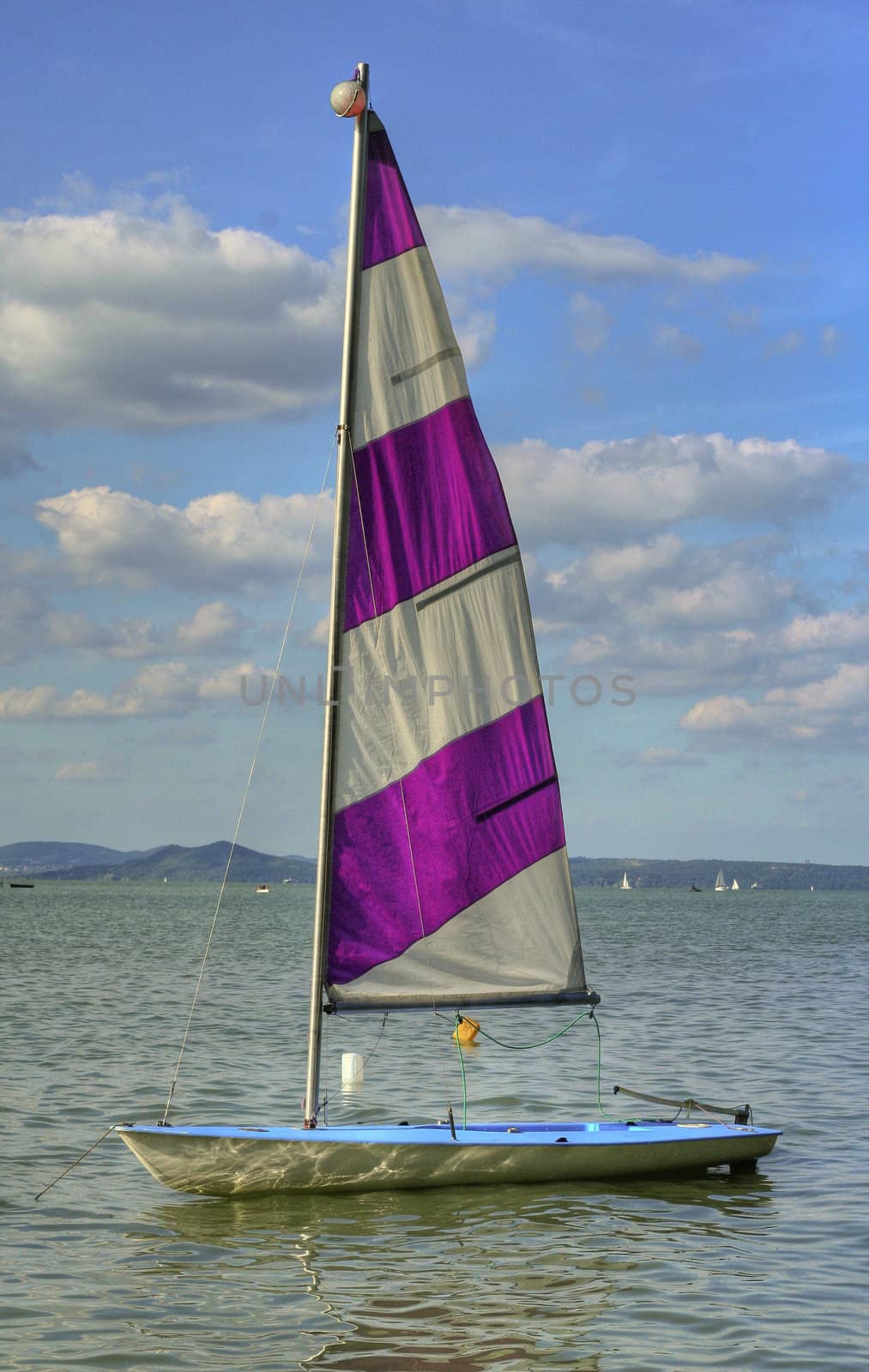 A sailboat on Balaton.