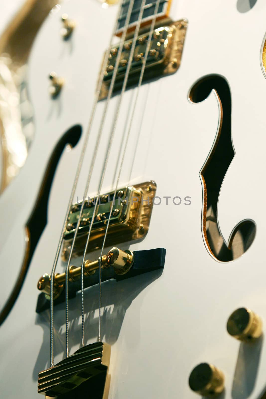 A classic guitar closeup