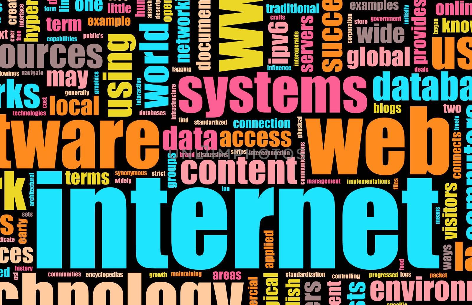 Visualization of the Internet as Tag Cloud