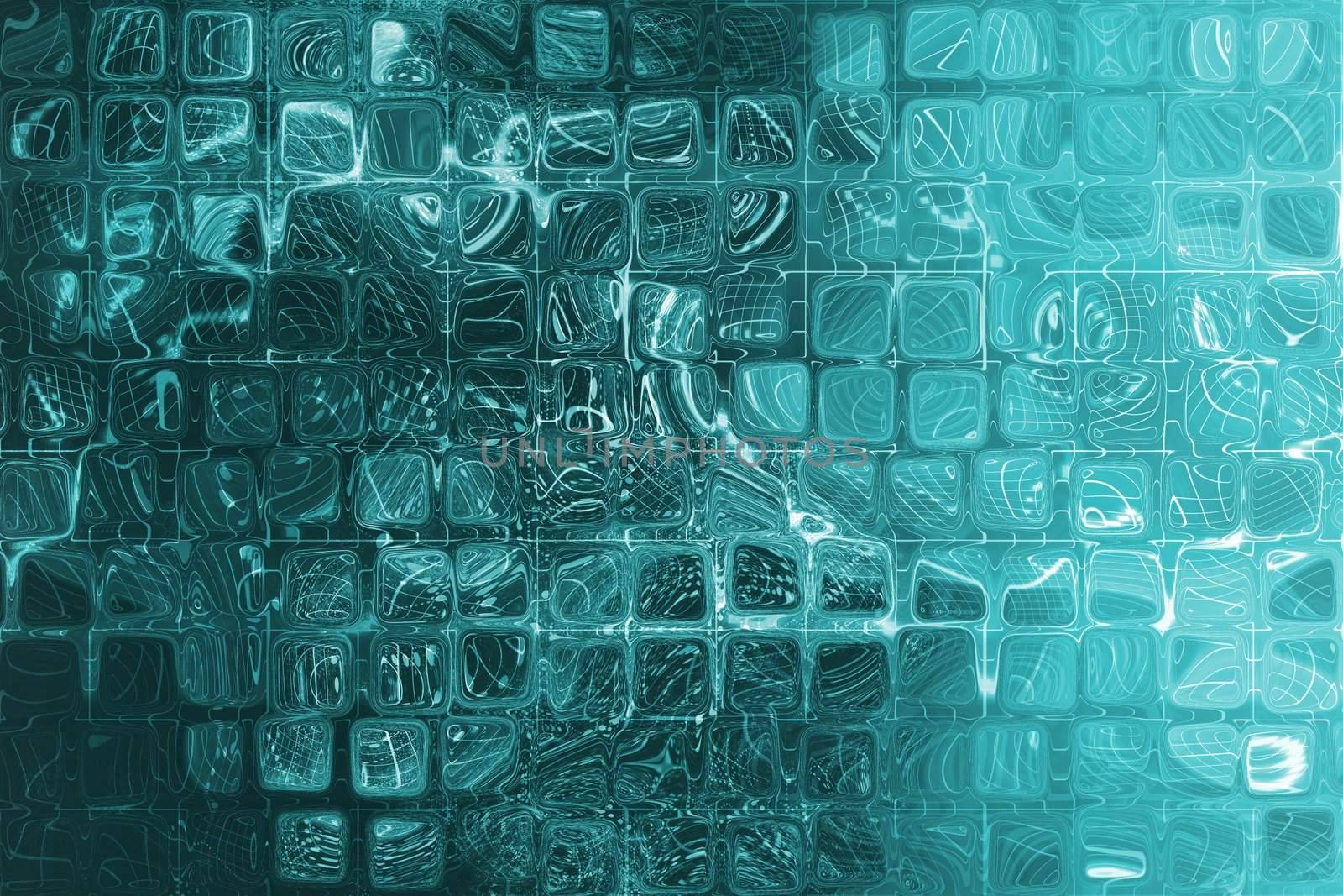 Blue Abstract Corporate Data Internet Grid Background