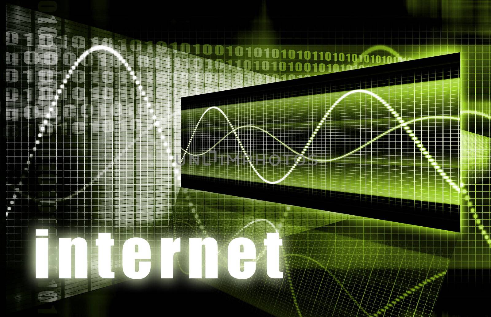 Internet Abstract Background Concept as a Art