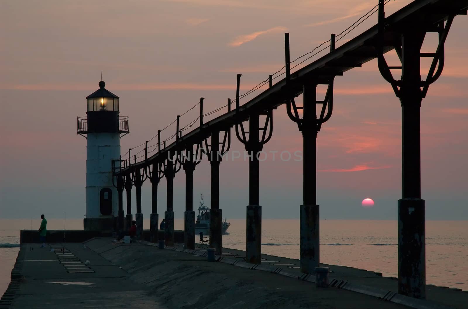 Saint Joseph's lighthouse, Michigan, USA