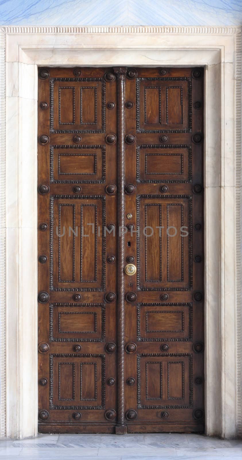 Antique Orthodox Church Door by Georgios