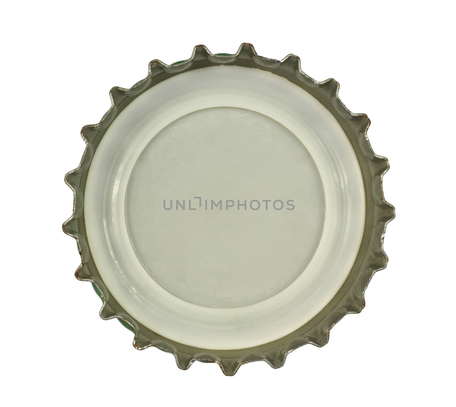 Bottle cap isolated in white