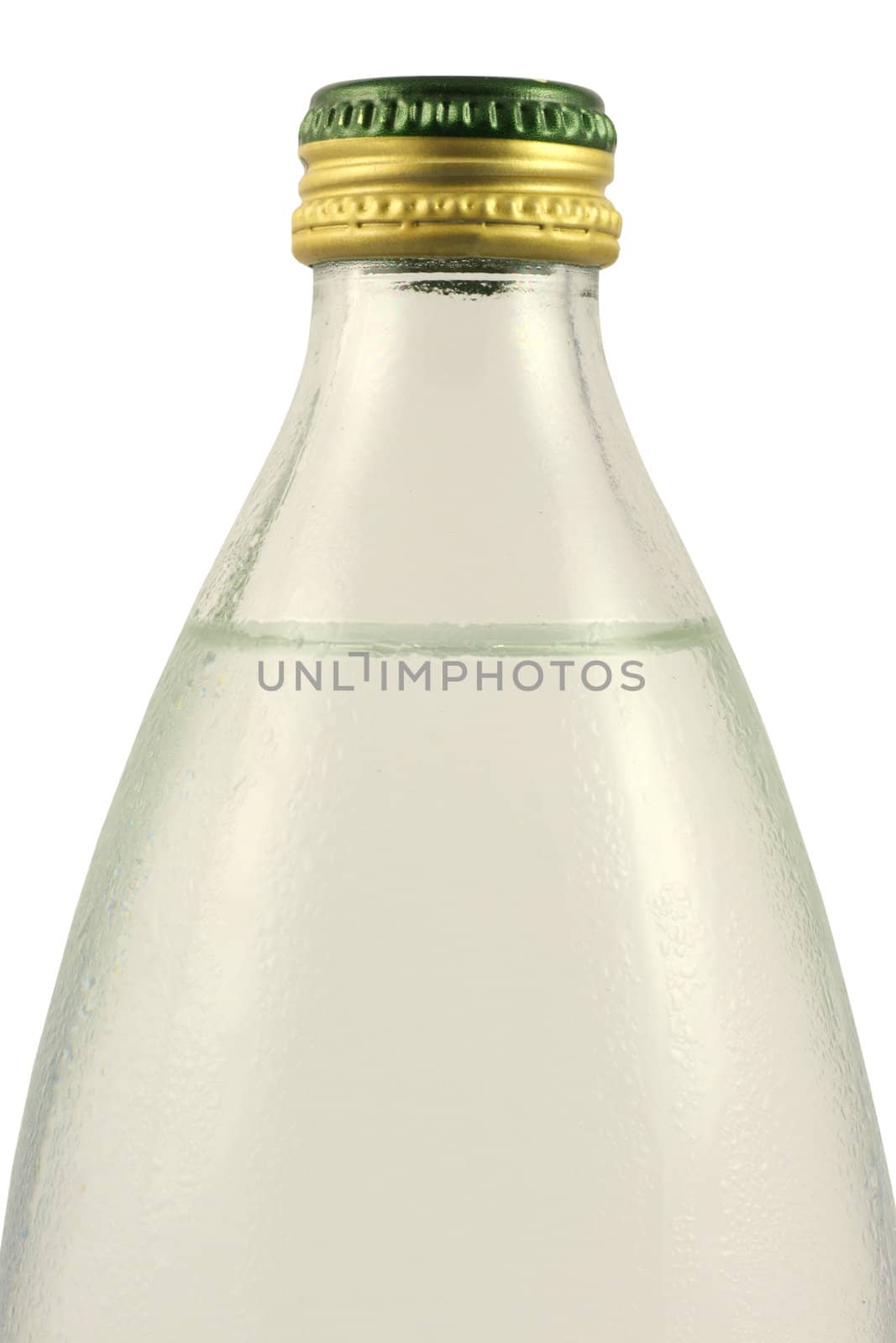 Bottle of water isolated in white